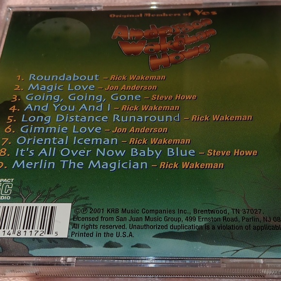 Anderson wake man Howe CD - Picture 2 of 3